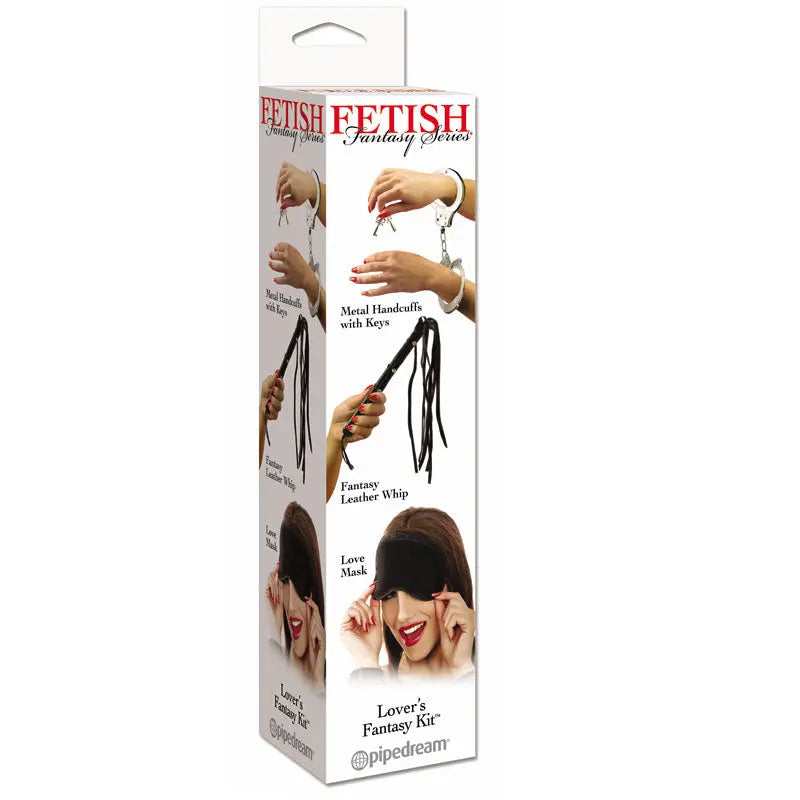3-Piece Lovers Fantasy Series Bondage Kit Black
