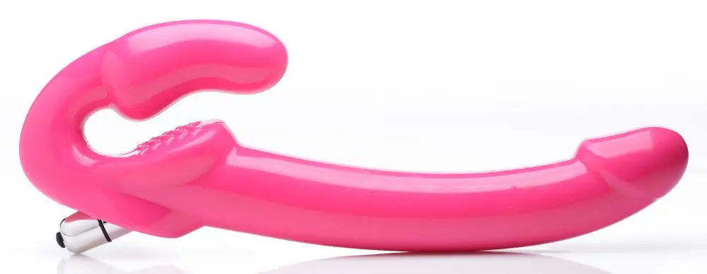 7X Revolver Slim 8 inch Vibrating Strapless Strap-on Strap-Ons and Harnesses