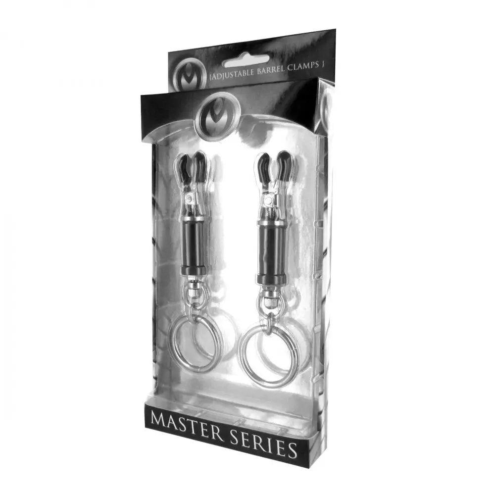 Amulet D-Vice Adjustable Barrel Nipple Clamps BDSM Nipple Torture Nipple and Clit Toys