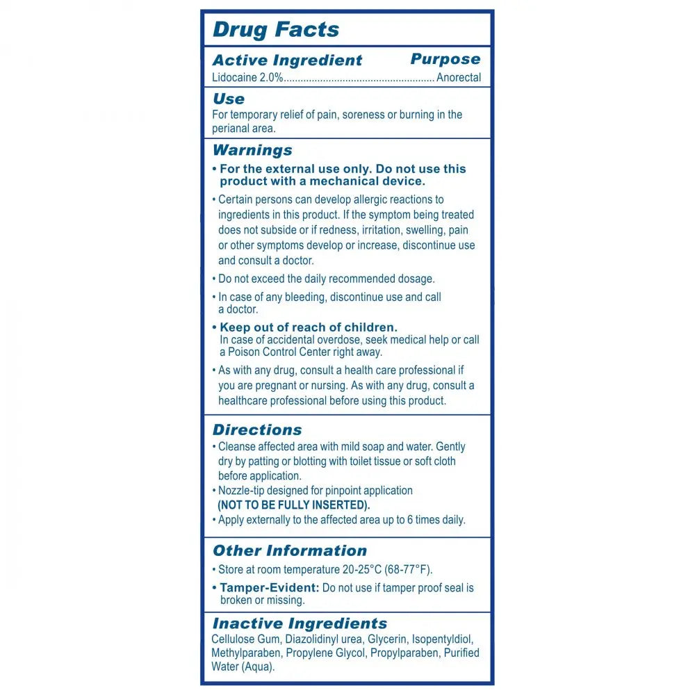 Anal Lube Relax Desensitizing Lubricant With Nozzle Tip - 4 oz. Relax Anal Glide Lubes, Lotions and Accessories