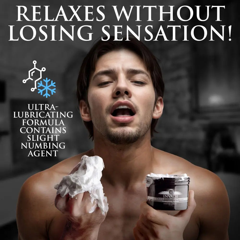 Anal Numbing Cream Invade Deep Fisting Cream - 8 oz Anal Prep