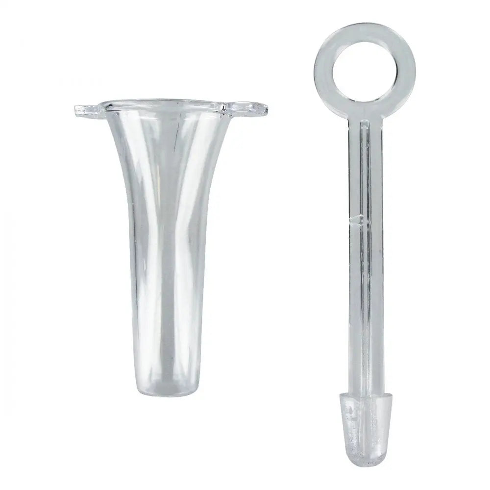 Anal Rectum Proctoscope - Clear Hollow Anal Plug Medical Bondage Medical