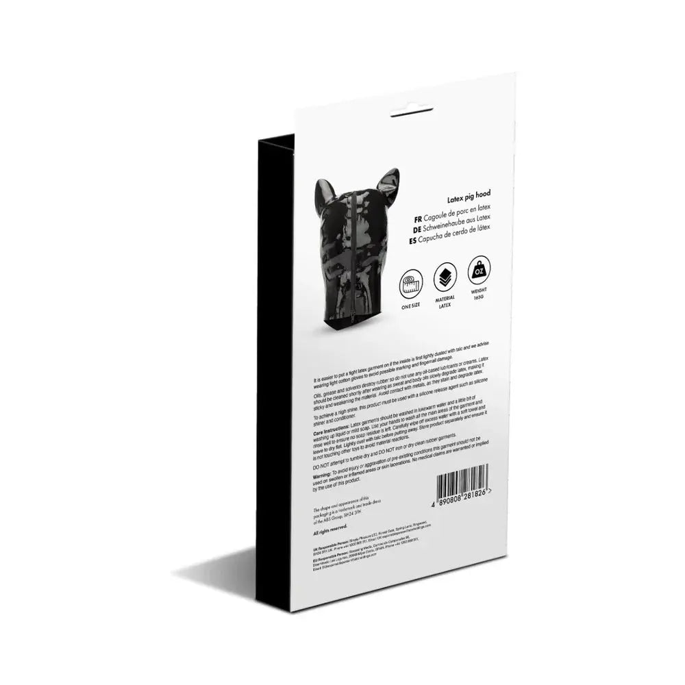 BDSM Animal Play Prowler RED Latex Pig Bondage Hood Pet Play Hoods and Masks