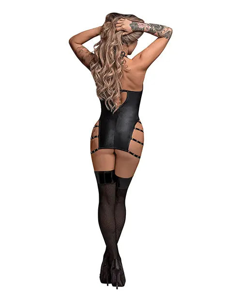 BDSM Lingerie Bondage Dress Lust Fetish Portia Black S/M Lingerie - Fetish Wear