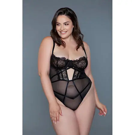 BeWicked Cameryn Bodysuit 1XL Lingerie - Body Stockings