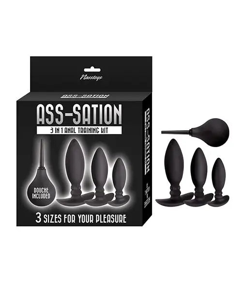 Beginner Anal Training Set with Douche Ass-Sation 3-in-1 Anal Training Kit Anal - Kits