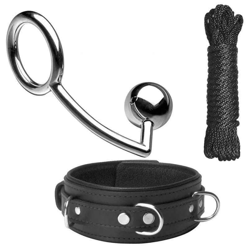 Bondage Restraint Arched Back Forced Posture Kit Anal Hook