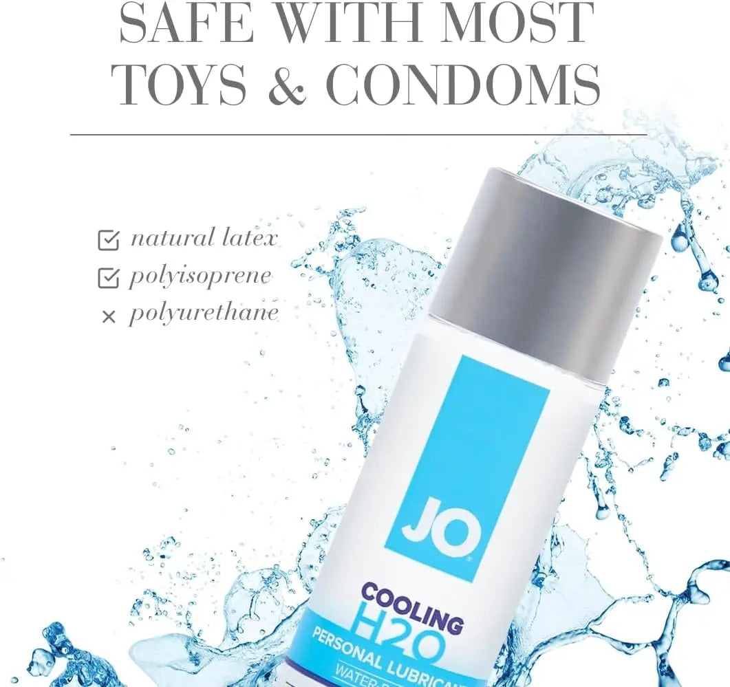 Cooling Lube JO H2O Cooling Lubricant 2 fl oz Water-Based Lube