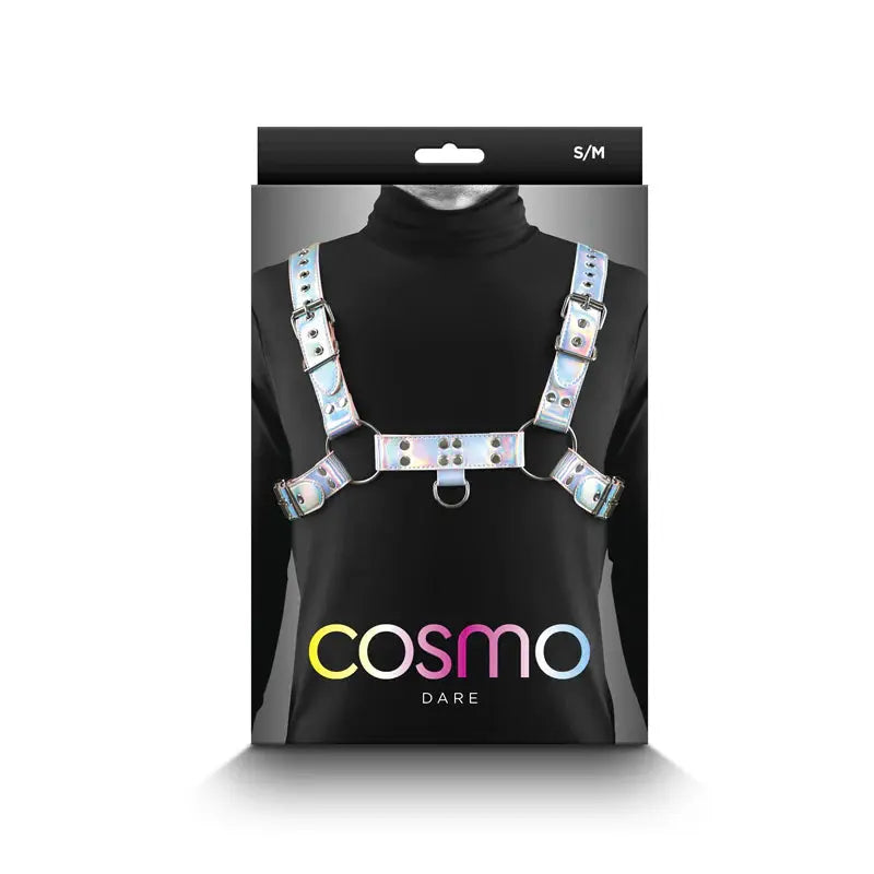 Cosmo Harness Dare - Iridescent Bondage Chest Harness (M/L) Harnesses