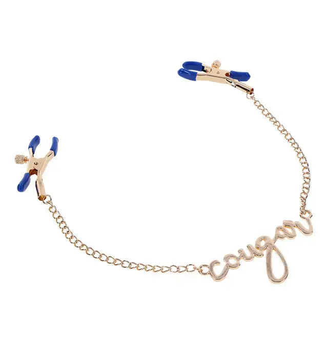 Cougar Nipple Clamps BDSM Sex Toy Nipple Torture BDSM