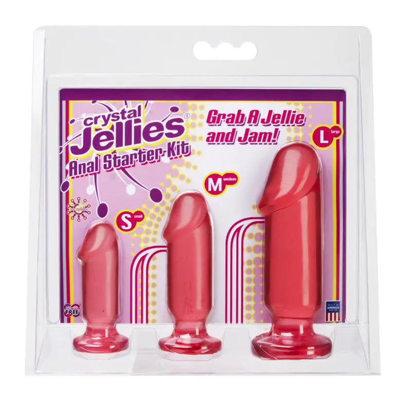 Crystal Jellies – Anal Starter Kit Pink Anal - Kits