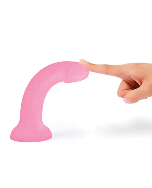 Curved Suction Cup Dildo Sex Toy Dildolls Glitzy G-Spot and P-Spot Soft Touch Dildo Dildos