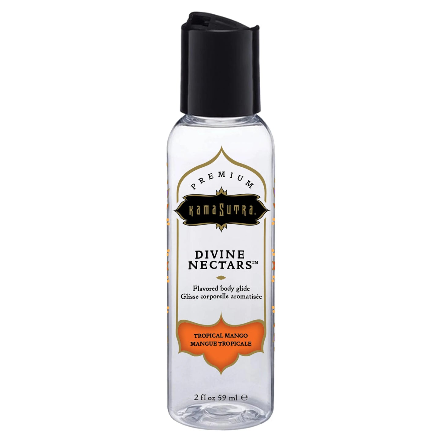 Divine Nectars Flavored Body Glide Tropical Mango 2 fl oz Lubes, Lotions and Accessories
