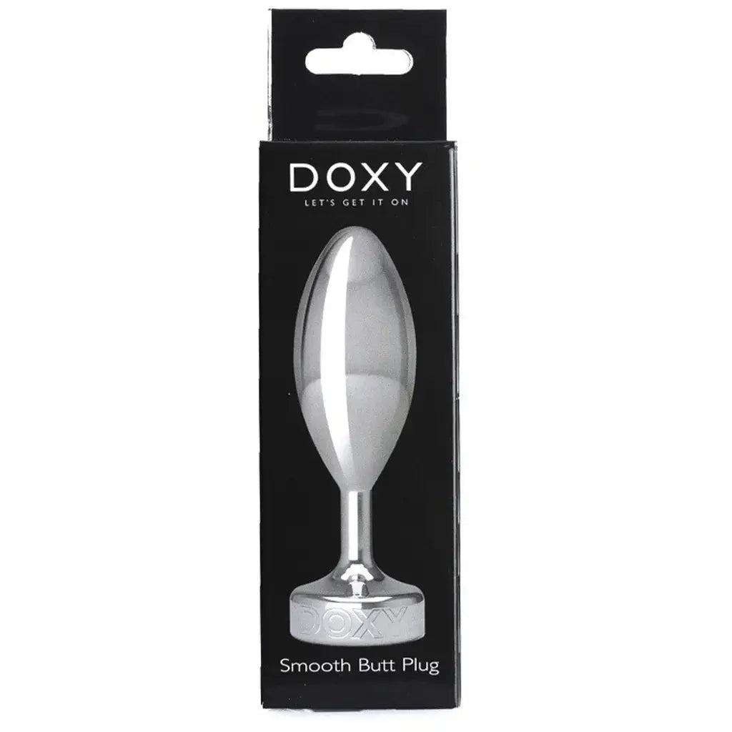 Doxy Luxury Metal Butt Plug Sex Toy - Smooth Metal Anal Plug Sex Toy