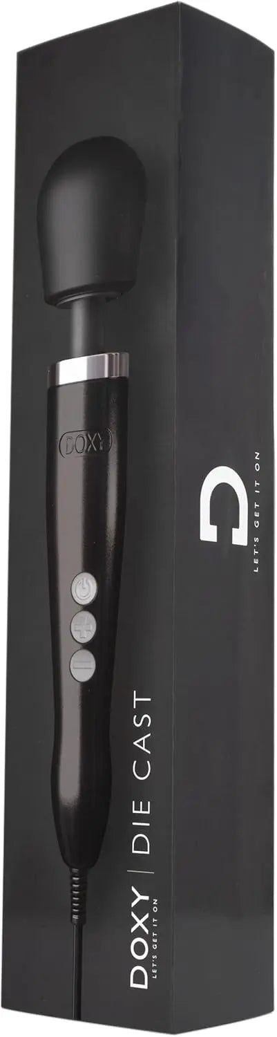 Doxy Wand Vibrator Die Cast - Black Best Wand Vibrator Vibrators