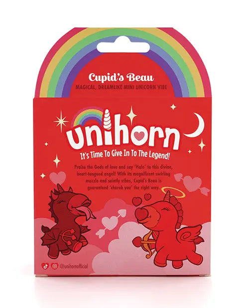 Dragon Unicorn Sex Toy Unihorn Cupid's Beau - Red Dragon Unicorn Vibrator Clitoral Stimulators
