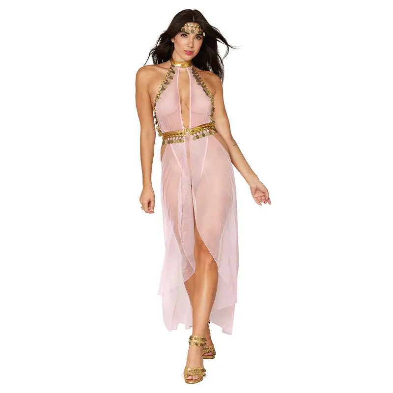 Dreamgirl Snake Charmer Costume Pink O/S Lingerie - Costumes