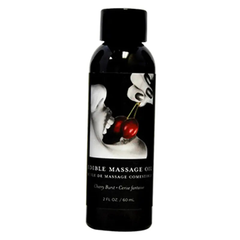 Edible Massage Oil Cherry 2 fl oz / 60 ml Lubes, Lotions and Accessories