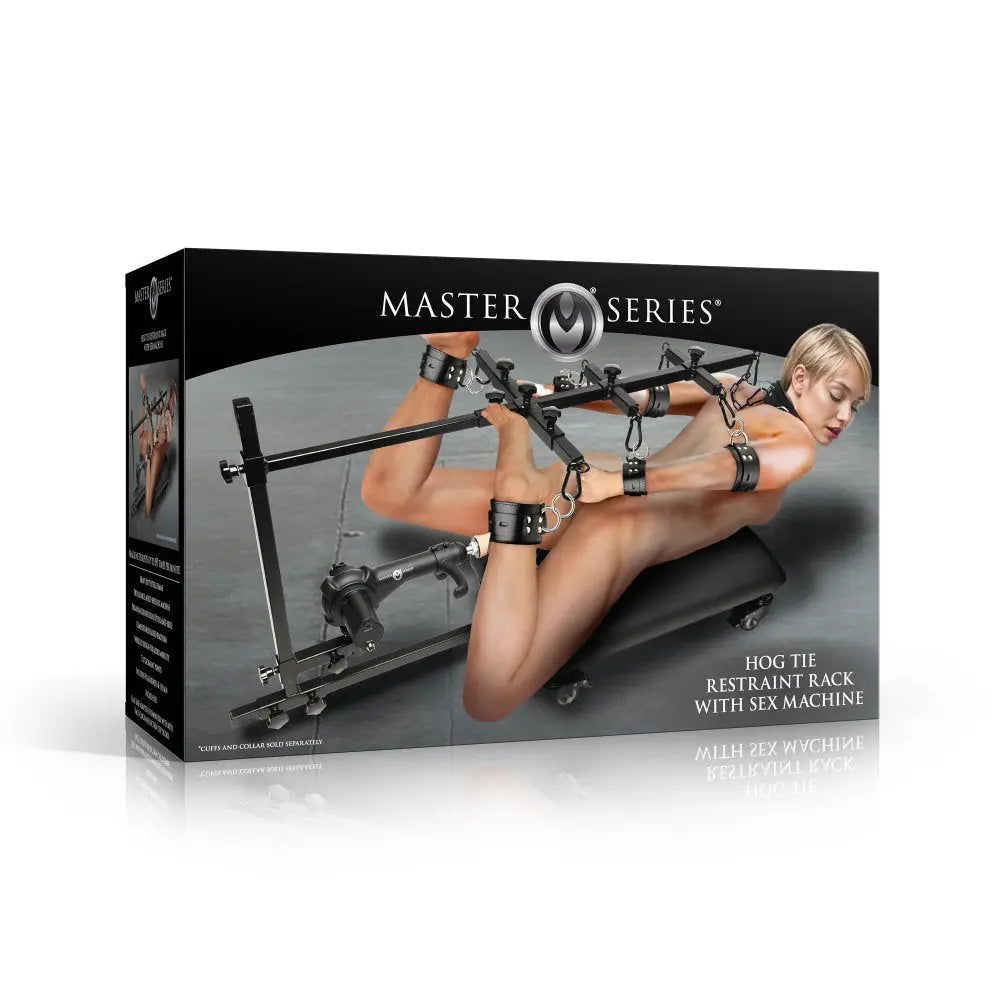 Extreme BDSM Furniture Hog Tie Restraint Rack with Sex Machine Dungeon Furniture and Accessories