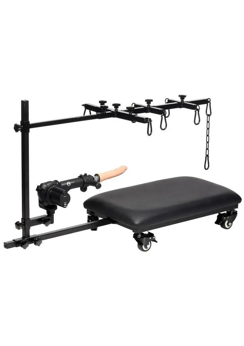 Extreme BDSM Furniture Hog Tie Restraint Rack with Sex Machine Dungeon Furniture and Accessories
