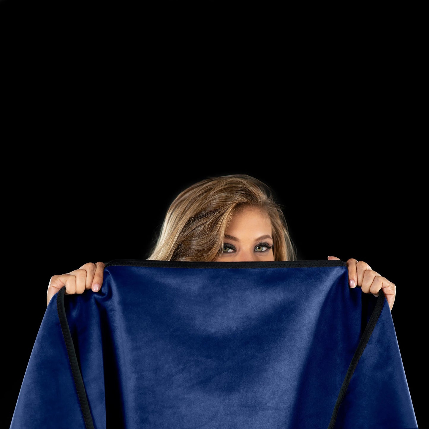 Fascinator Throw Royal Blue Microvelvet - Mini BDSM