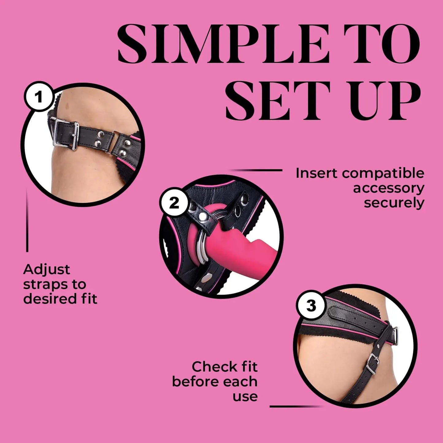 Flamingo Low Rise Strap-On Harness Classic Strap-on Harness Strap-Ons and Harnesses