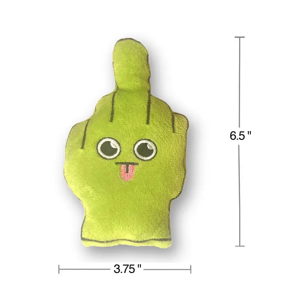 Funny Gag Gift - Bag of Fucks I Have to Give Plushy Pillow with 5 Fingers Novelties - Gag Gifts