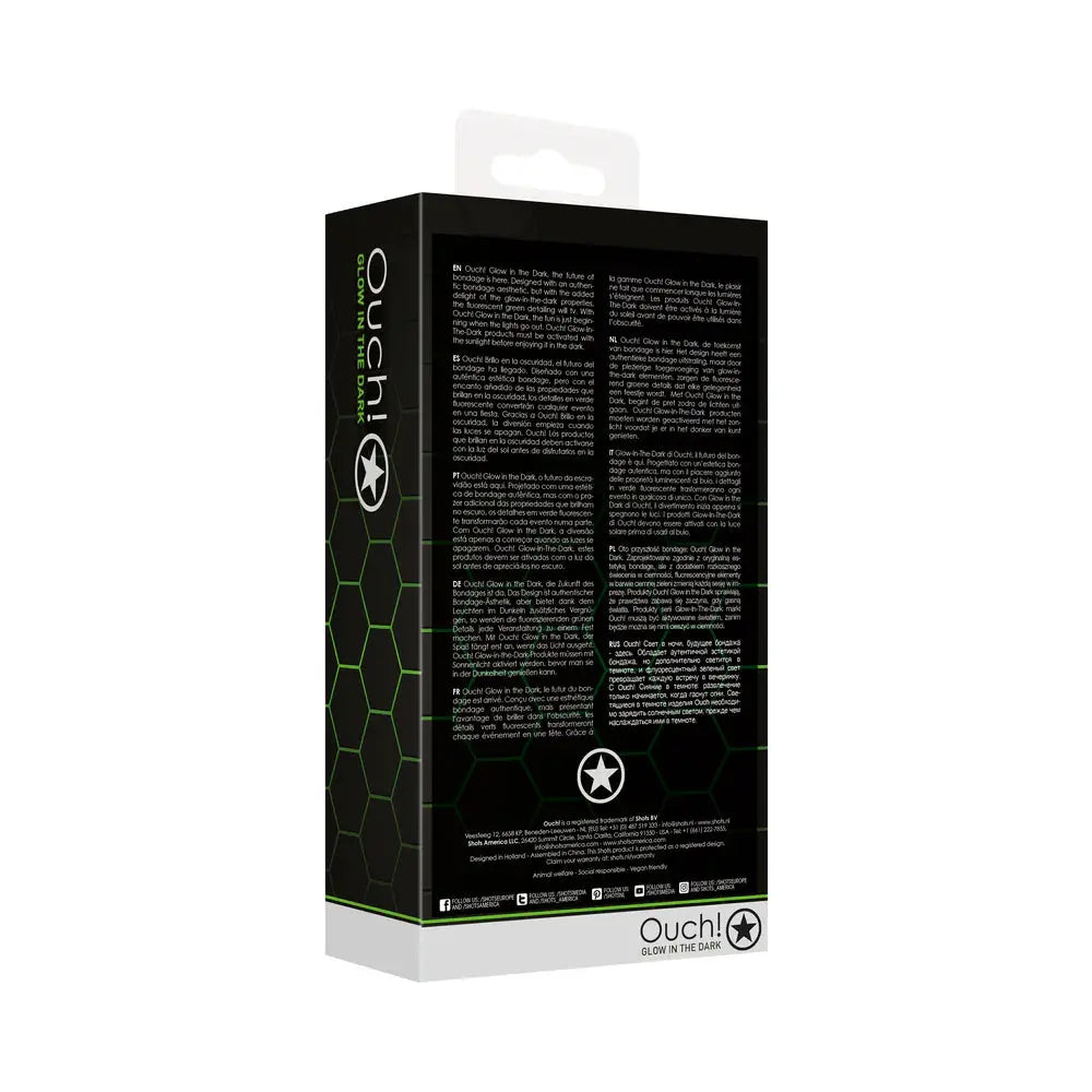 Glow in the Dark Ball Gag Breathable BDSM Gag Neon Green Fetish - Gags