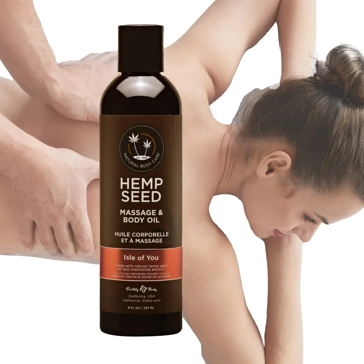 Hemp Seed Massage & Body Oil Isle of You 8 fl oz / 237 ml Lubes, Lotions and Accessories