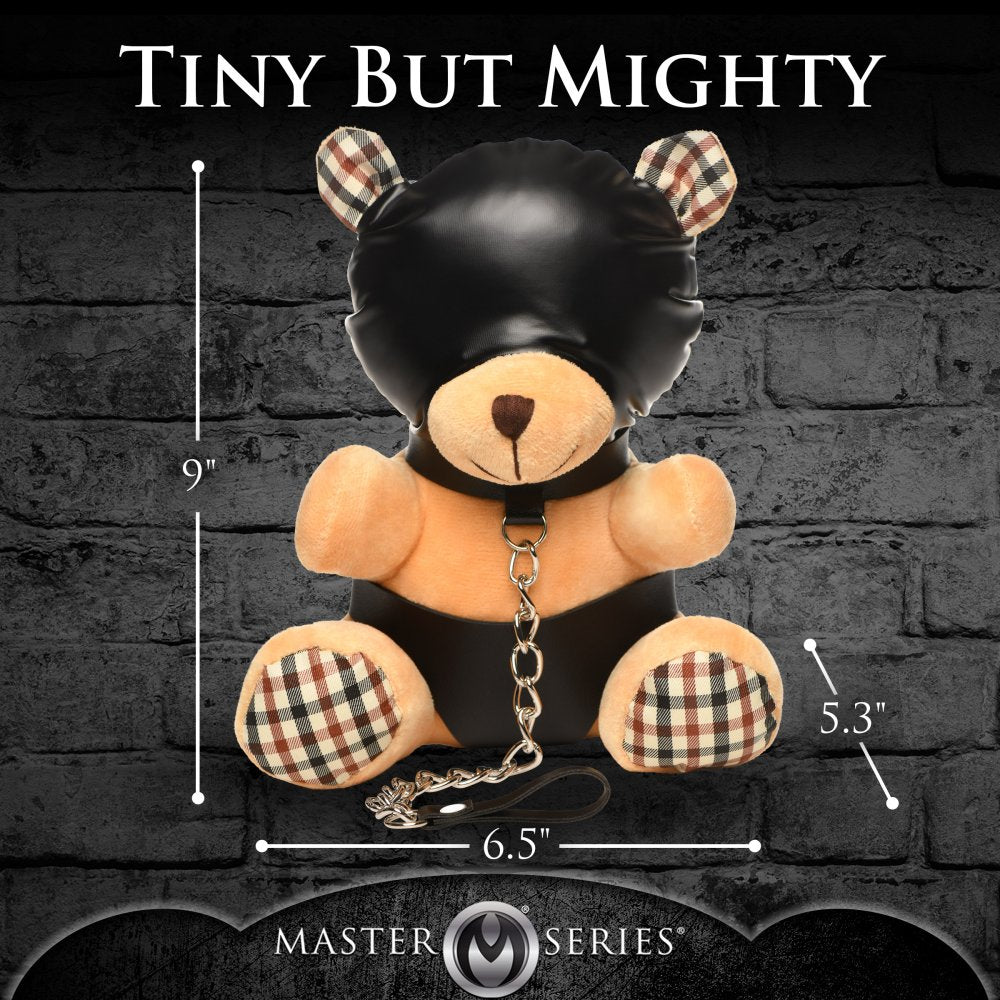 Hooded Bondage Teddy Bear Adult Novelty BDSM Gift Ideas (Copy) Home Decor