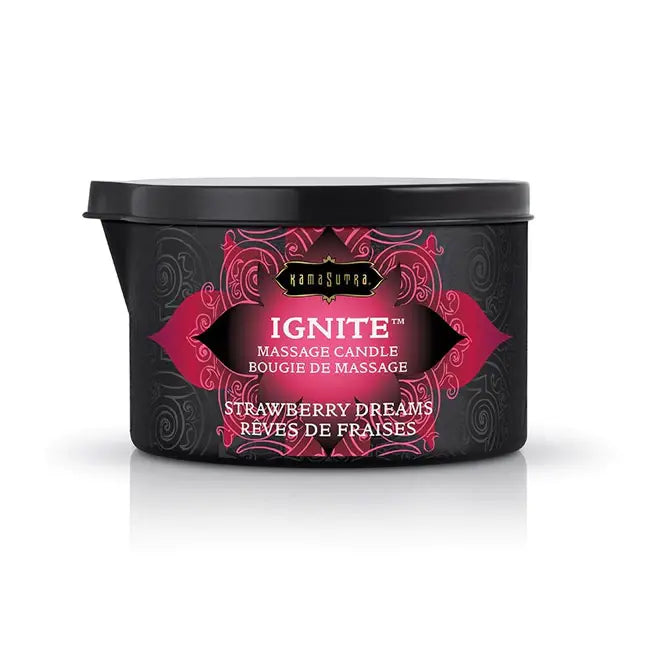 Ignite Massage Oil Candle Strawberry Dreams Lubes, Lotions and Accessories