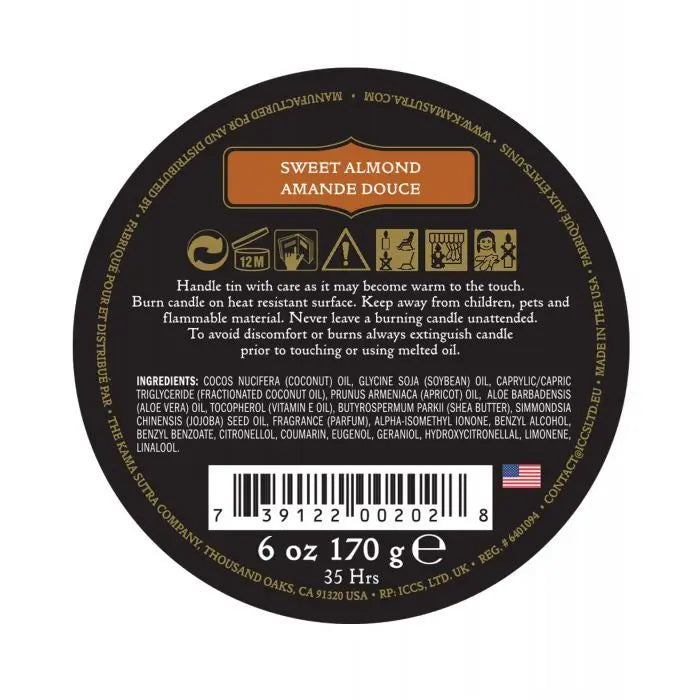 Ignite Massage Oil Candle Sweet Almond Lotions / Massage Oils