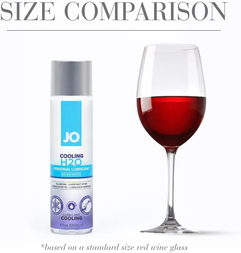 JO H2O Cooling Lubricant 4 fl oz Water-Based Lube