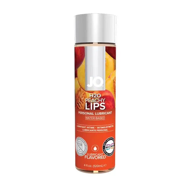 JO H2O Flavoured Lubricant Peachy 4oz Lubes, Lotions and Accessories
