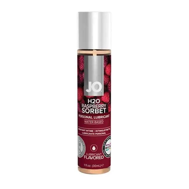 JO H2O Flavoured Lubricant Raspberry 1oz Lubes, Lotions and Accessories