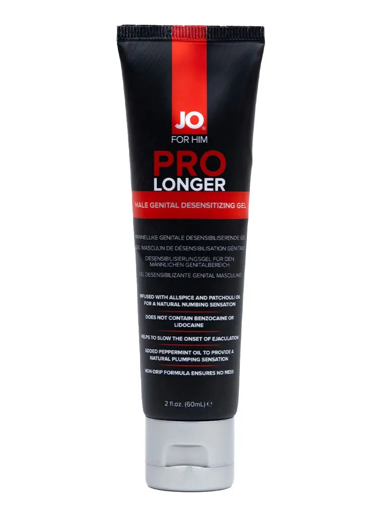 JO Prolonger Gel - Benzocaine Free - Desensitizer 2 floz / 60 mL For Him