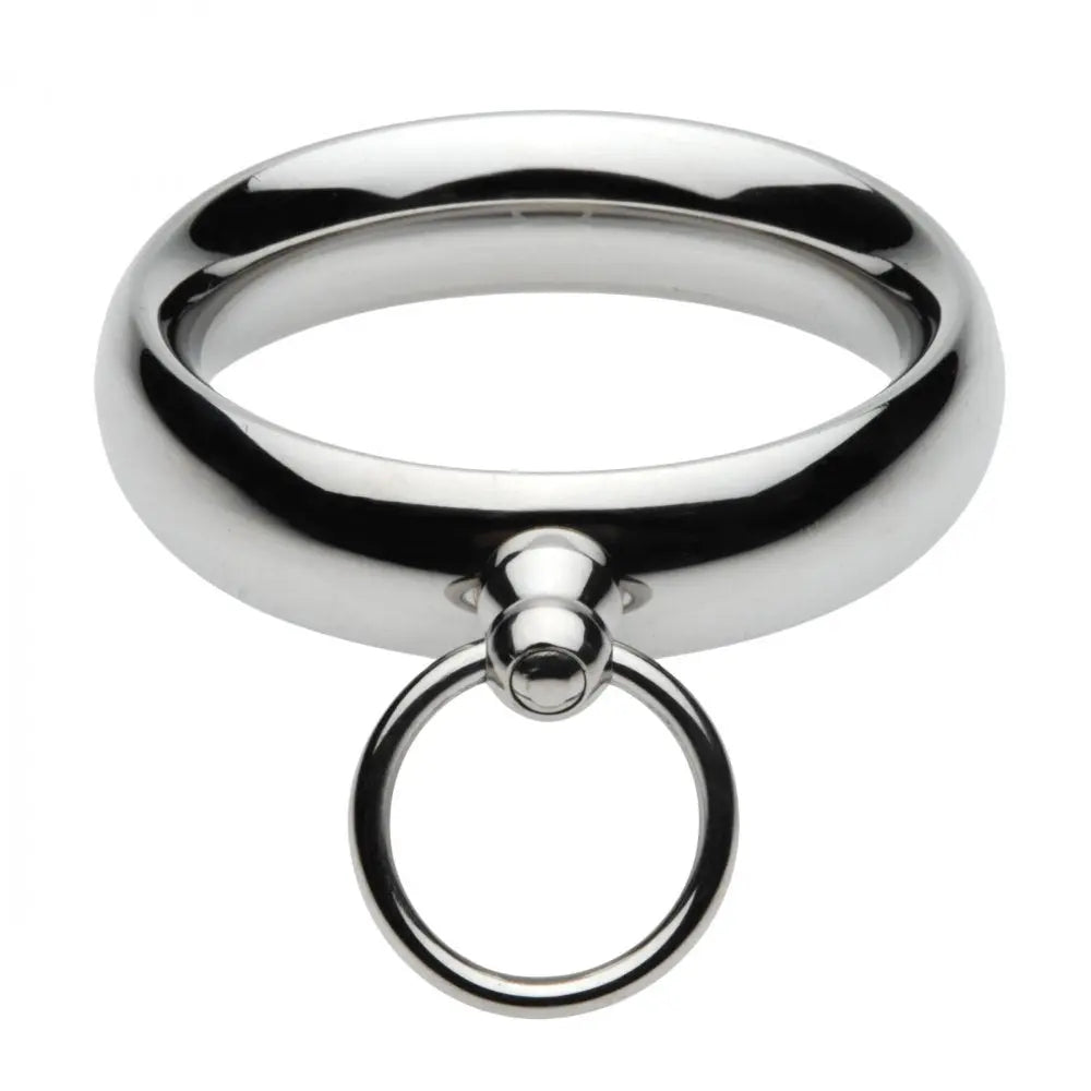 Lead Me Stainless Steel Cock Ring- 1.75 Inch Cock Rings