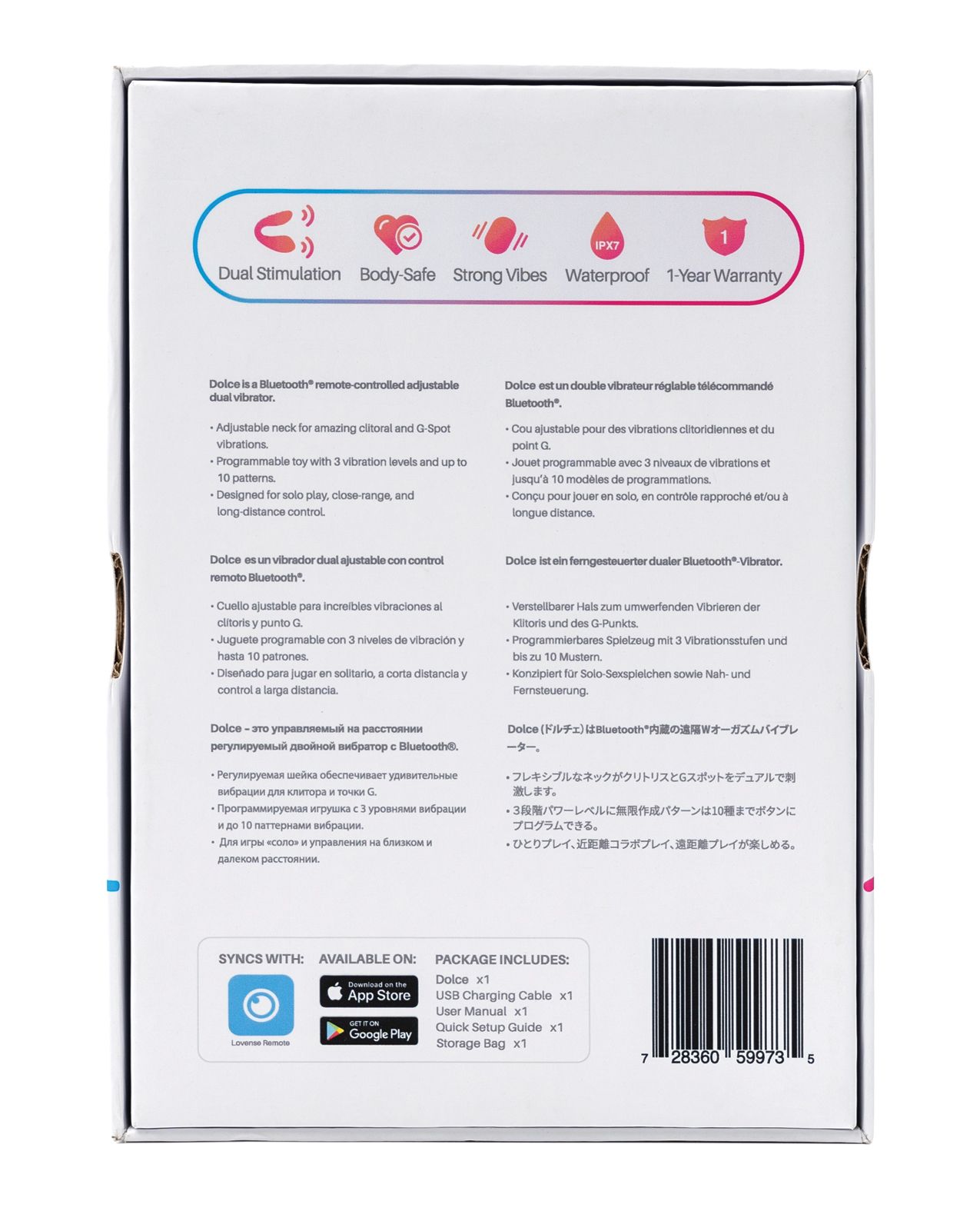 Lovense Dolce (previously Quake) Adjustable Dual Stimulator Vibrator Couples Vibrator Sex Toy for Couples (Copy) Vibrator