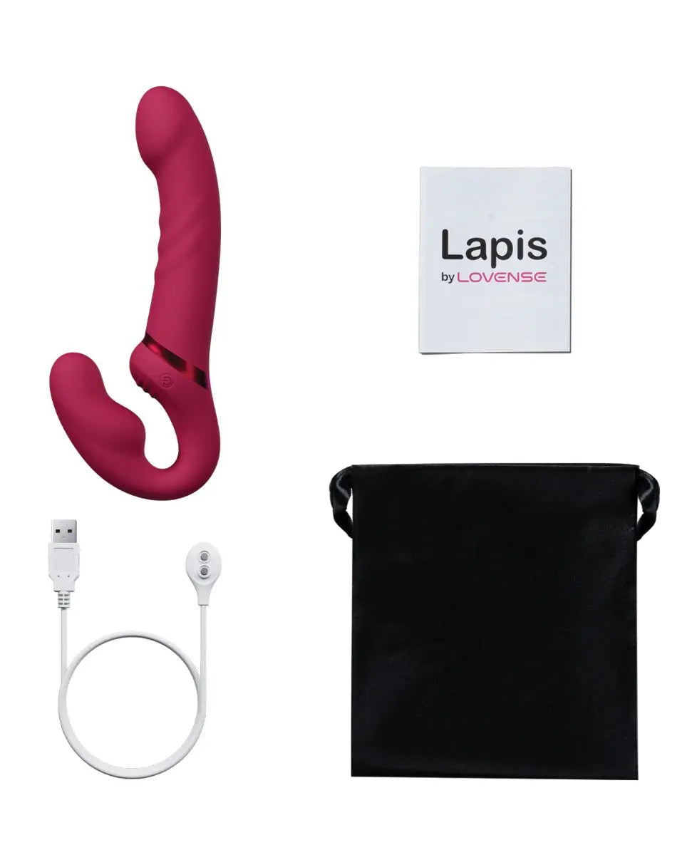 Lovense Lapis Vibrating Strapless Strap-On Sex Toy for Couples Strap-on Dildo