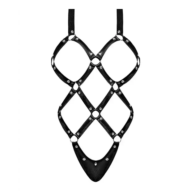 Lust Fetish BDSM Lingerie Submissive Outift Contessa S/M Black Lingerie - Fetish Wear