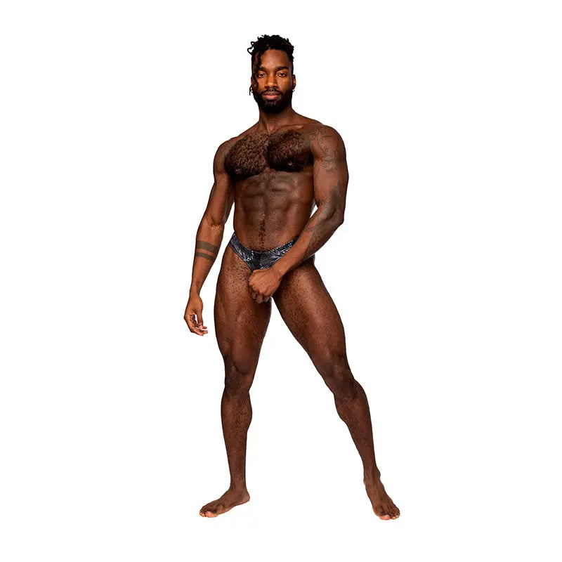 Male Power S'naked Power Sock Black/Blue L/XL Men - Underwear