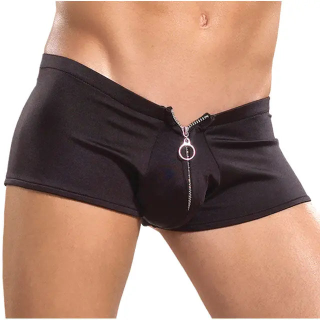Male Power Zipper Shorts S/M Underwear Men - Underwear