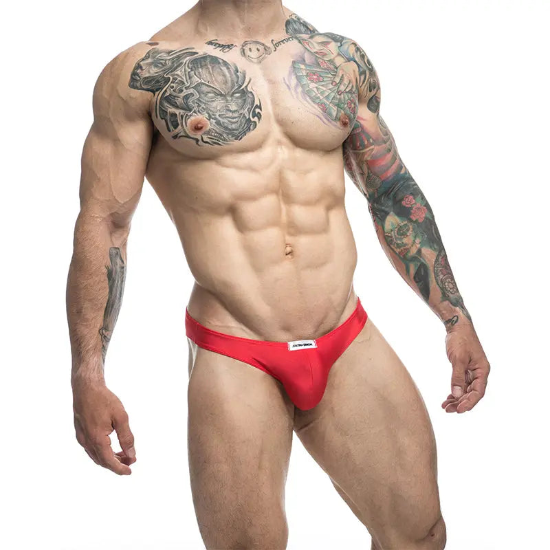 MaleBasics JUSTIN + SIMON Classic Bikini Red 2XL Men - Underwear