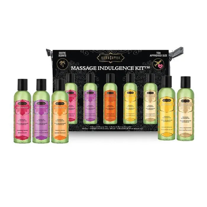 Massage Indulgence Kit Lubes, Lotions and Accessories