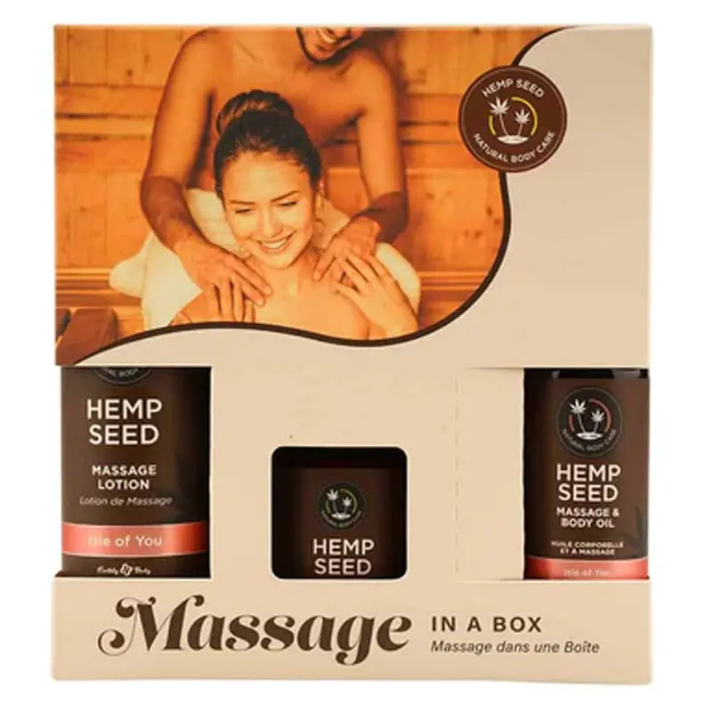 Massage in A Box: Isle of You Lubes, Lotions and Accessories