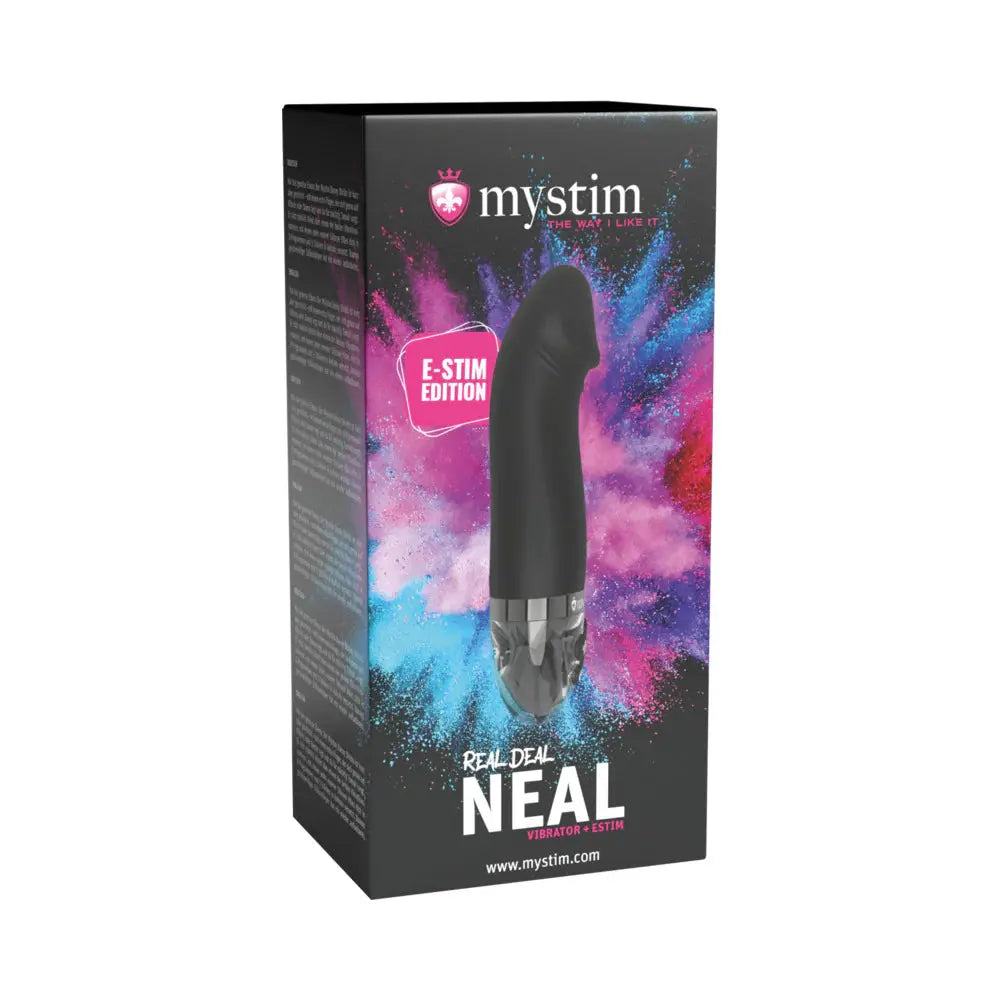 Mystim Real Deal Neal eStim Vibrator Black Fetish - ElectroStim