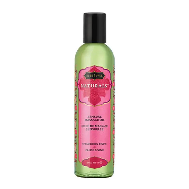 Naturals Massage Oil Strawberry Dreams (8oz) Lubes, Lotions and Accessories