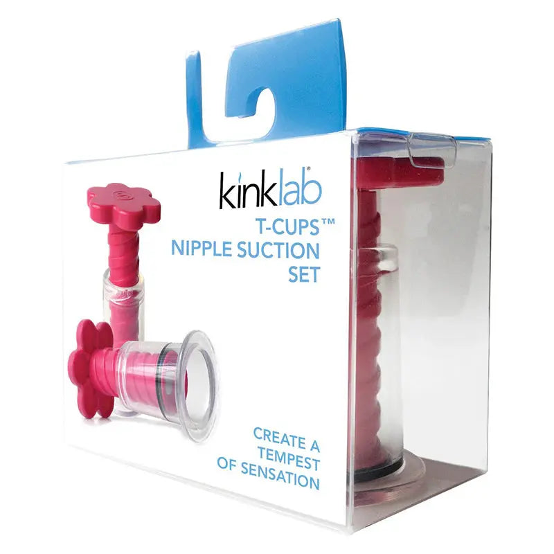Nipple Torture Sex Toy Kinklab T-Cups Nipple Suction Set Fetish - Nipple Clips Clamps & Suckers