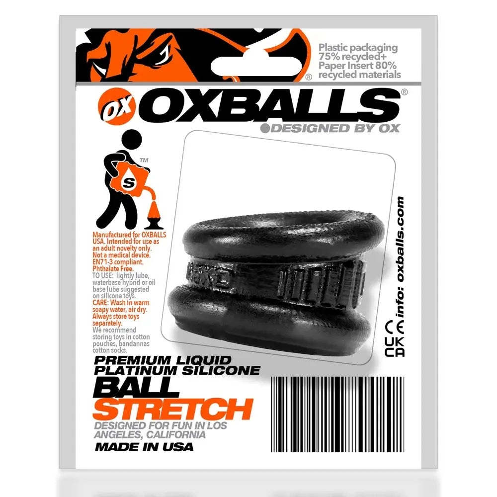 Oxballs NEO ANGLE, ballstretcher - BLACK For Him
