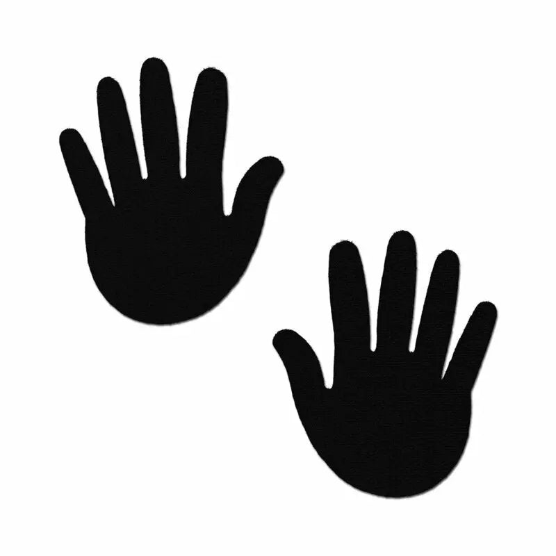 Pastease Hands Pasties Black Lingerie - Pasties and Tassels
